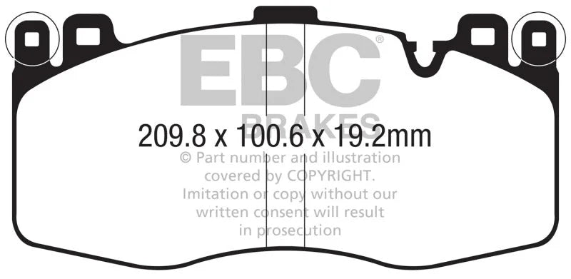 EBC - Front Yellowstuff Pad PN DP42370R