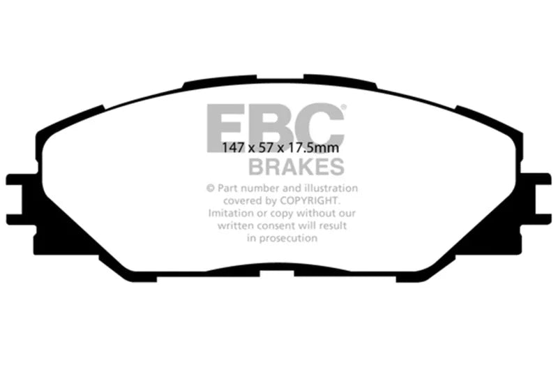 EBC - Front Greenstuff Pad PN DP61792