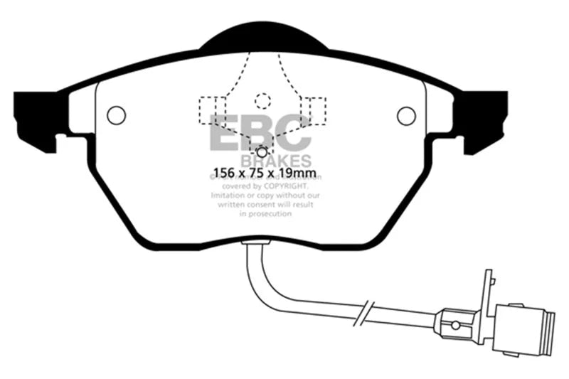 EBC - Front Redstuff Pad PN DP3836C