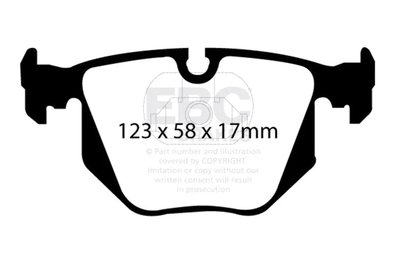 EBC - Rear Yellowstuff Pad PN DP41118R