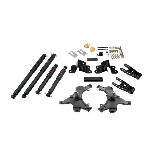 BELLTECH 690ND LOWERING KITS Front And Rear Complete Kit W/ Nitro Drop 2 Shocks 1988-1998 Chevrolet Silverado/Sierra C1500 (Ext Cab) 2 in