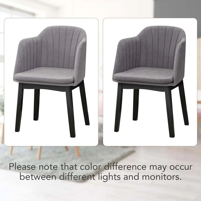 Set of 2/4 Upholstered Velvet Accent Dining Chairs with Curved Backrests, Detachable Cushion - Product image 9