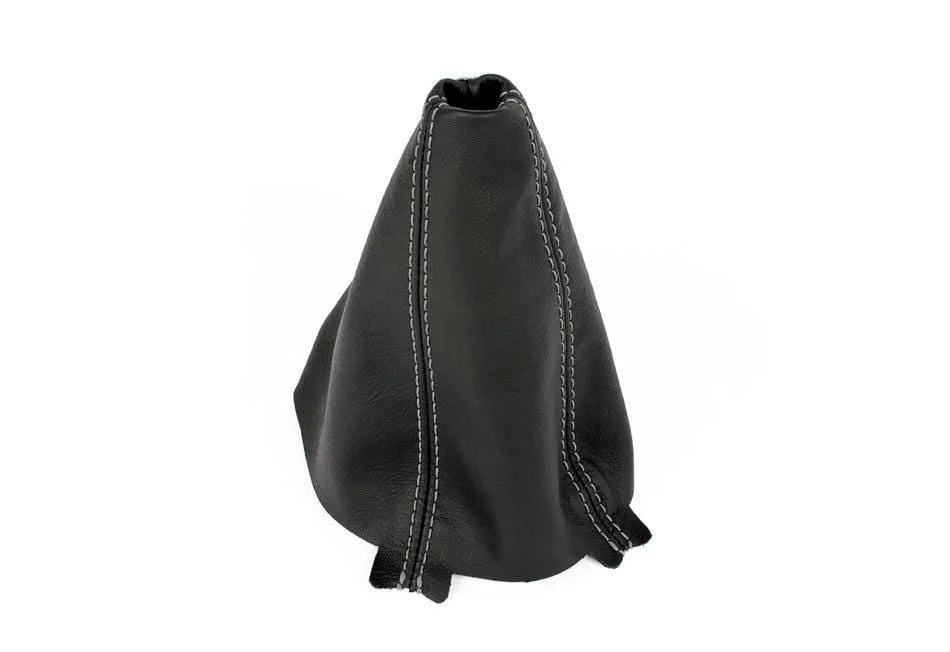 BFI Audi A4 B6/B7 Manual Shift Boot - Black Leather - Orange Stitch