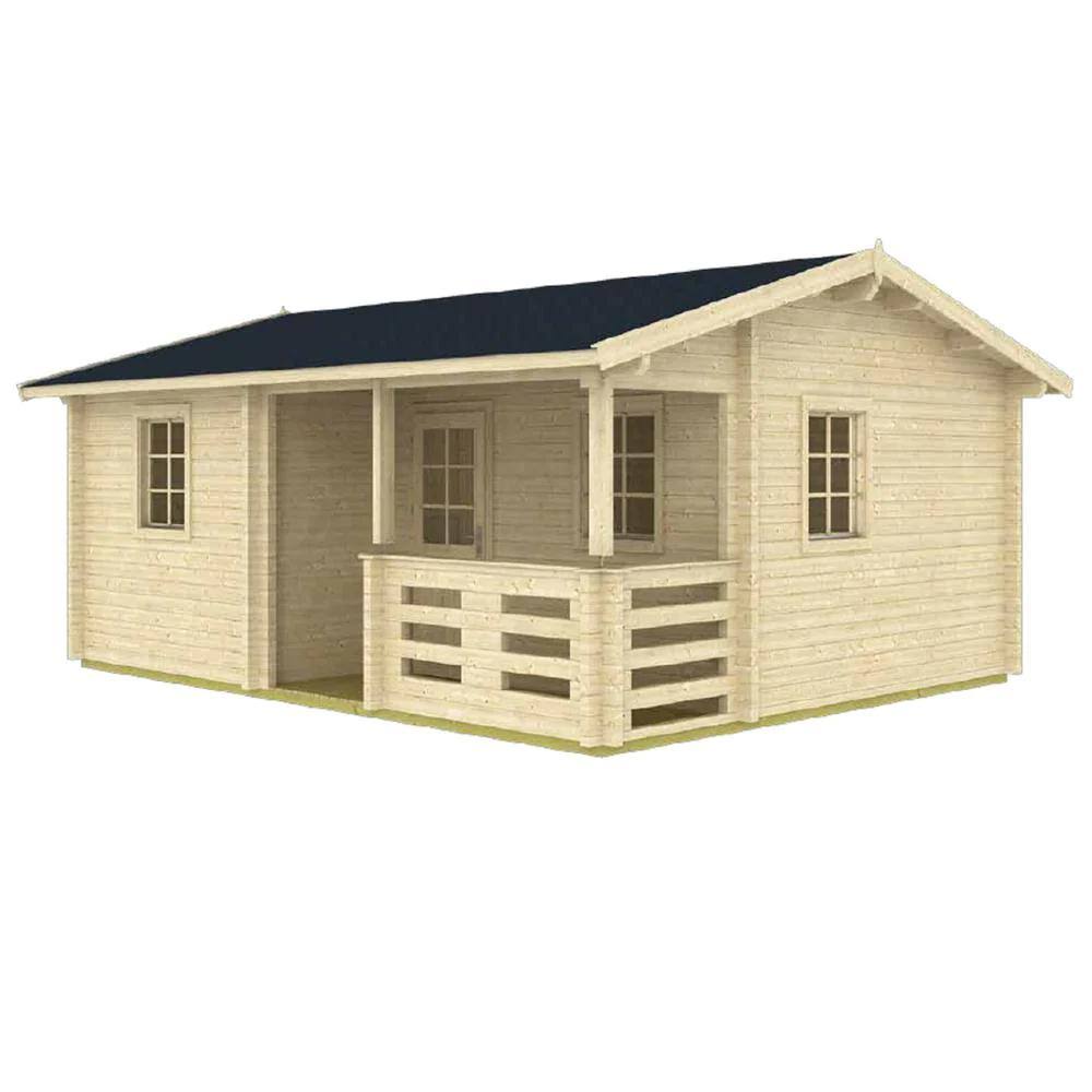 Anorev 2R 15 ft. x 19 ft. Multi-Room 285 Sq. ft. DIY Building Kit - Product image 1