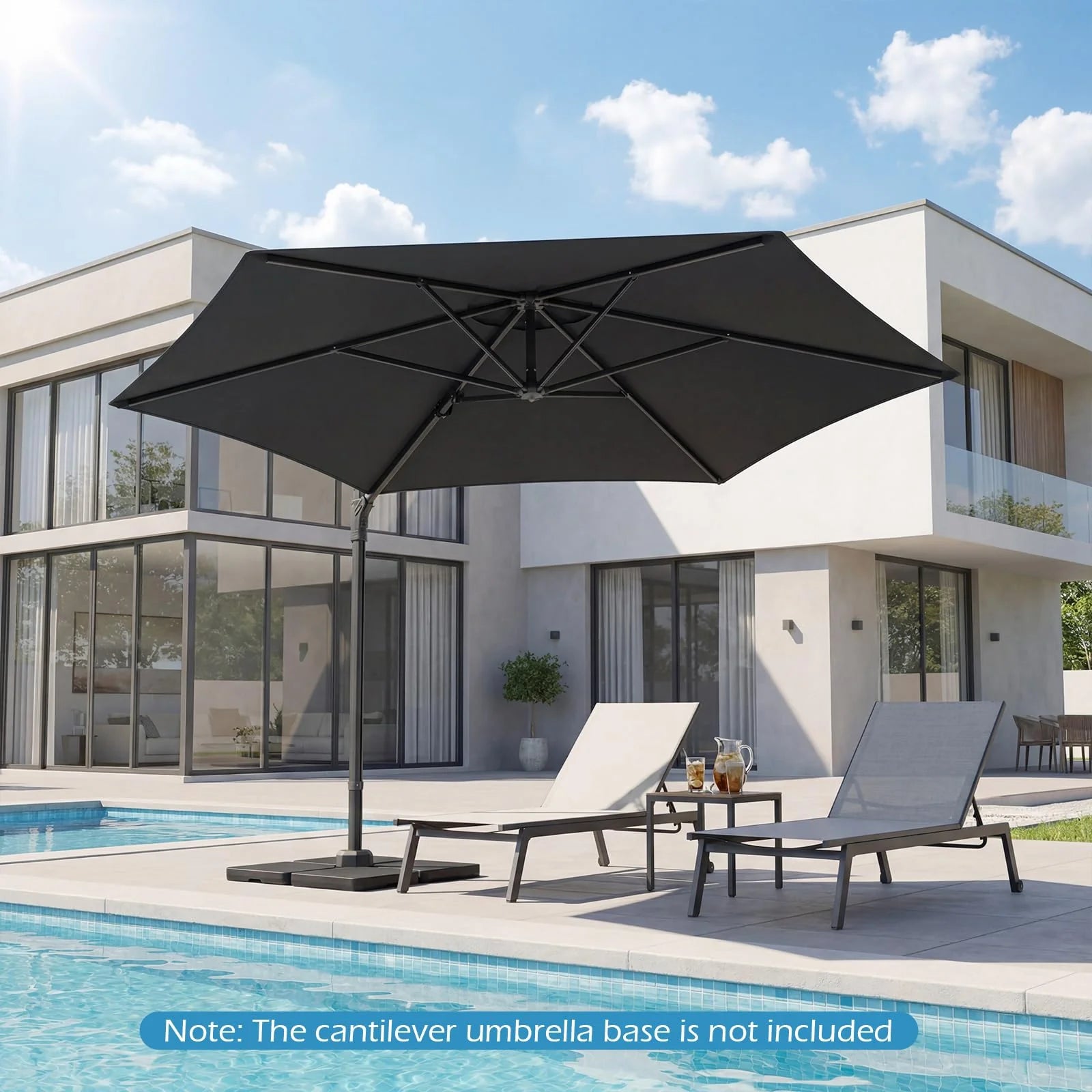 Tangkula 10FT Patio Umbrella Offset Cantilever Outdoor Umbrella - Product image 2