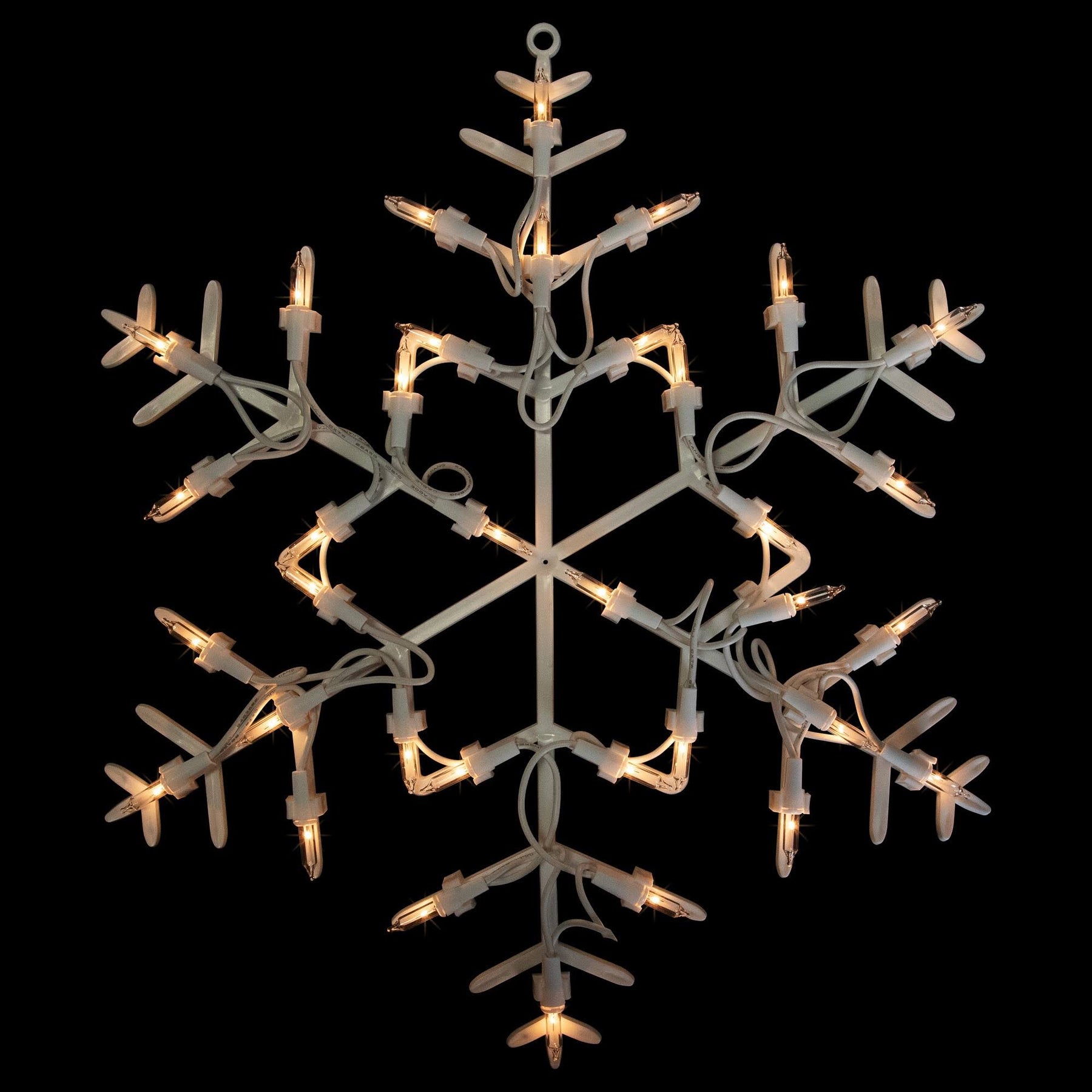 Northlight 13.5" Lighted Snowflake Christmas Window Silhouette Decoration - Product image 1