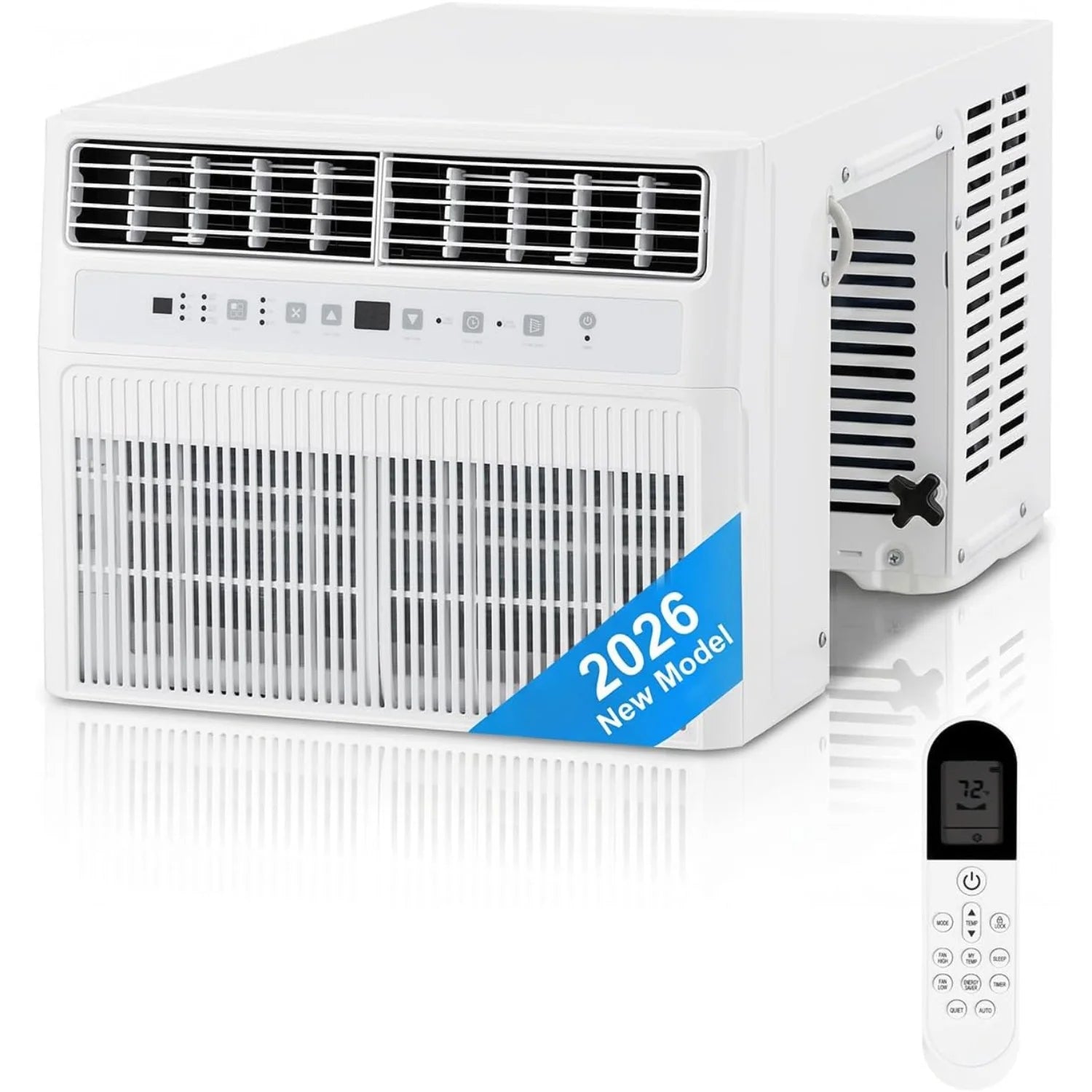AECOJOY U-Shaped Window Air Conditioner 10, 000 BTU AC Unit with Full Window View, Cools 250 Sq. Ft - Product image 1