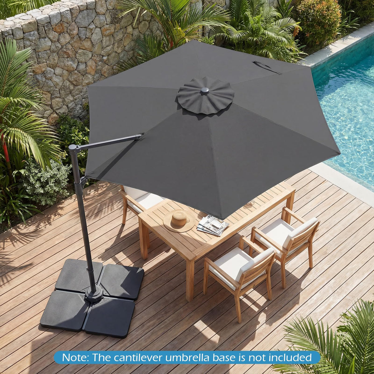 Tangkula 10FT Patio Umbrella Offset Cantilever Outdoor Umbrella - Product image 8
