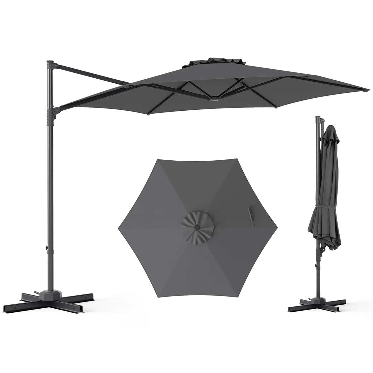 Tangkula 10FT Patio Umbrella Offset Cantilever Outdoor Umbrella - Product image 1