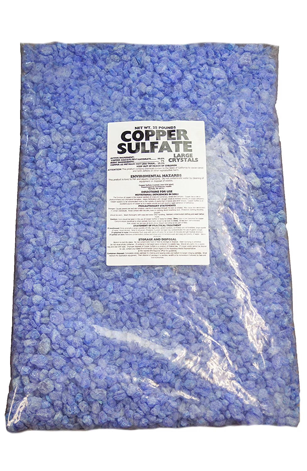 Copper Sulfate Fine Crystals - 25 lb Bag - Product image 4