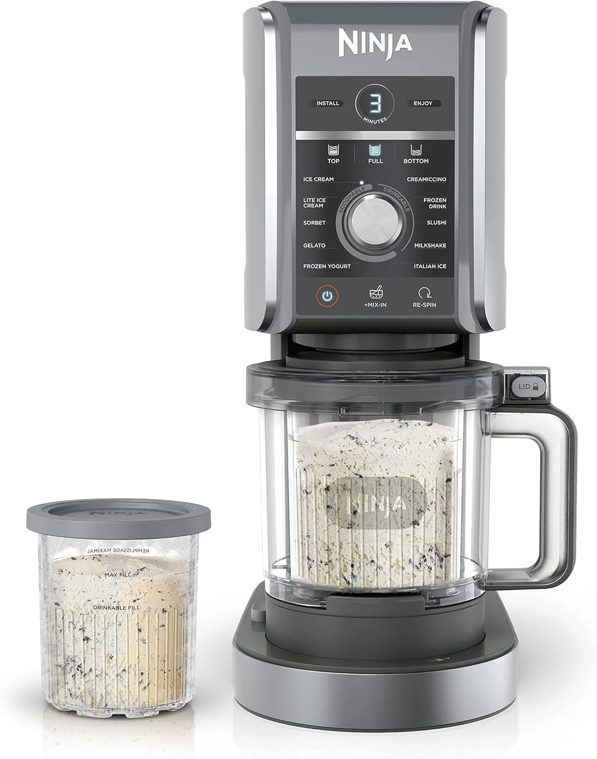 Ninja CREAMi Deluxe NC501EU Ice Cream and Frozen Drink Maker