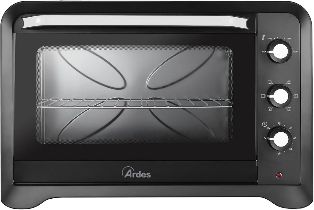 ARDES - AR6264PB Ventilated electric oven 64 liter capacity with internal light 6 cooking functions double glazed timer with MAGNUS