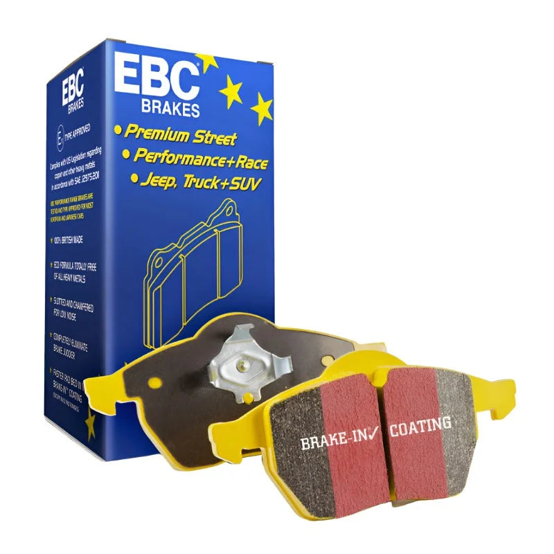 EBC Yellowstuff Front Brake Pads 01+ Qvale Mangusta/ 92+ Porsche 911 RS Carrera Turbo (964) 3.6L