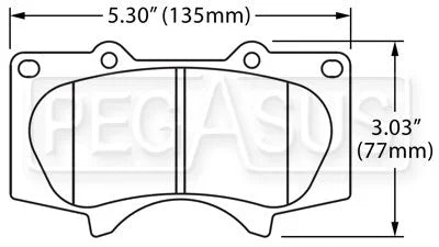 Hawk Performance HB490 Series Brake Pad