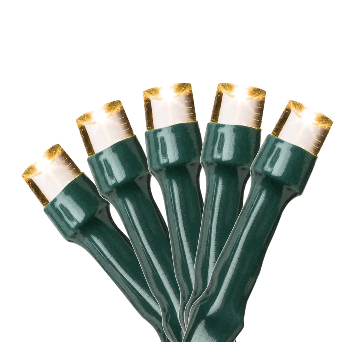 Holiday Time Battery-Operated 8-Function LED Micro Christmas Lights with Green Wire - Warm White - 50 ct - Product image 1
