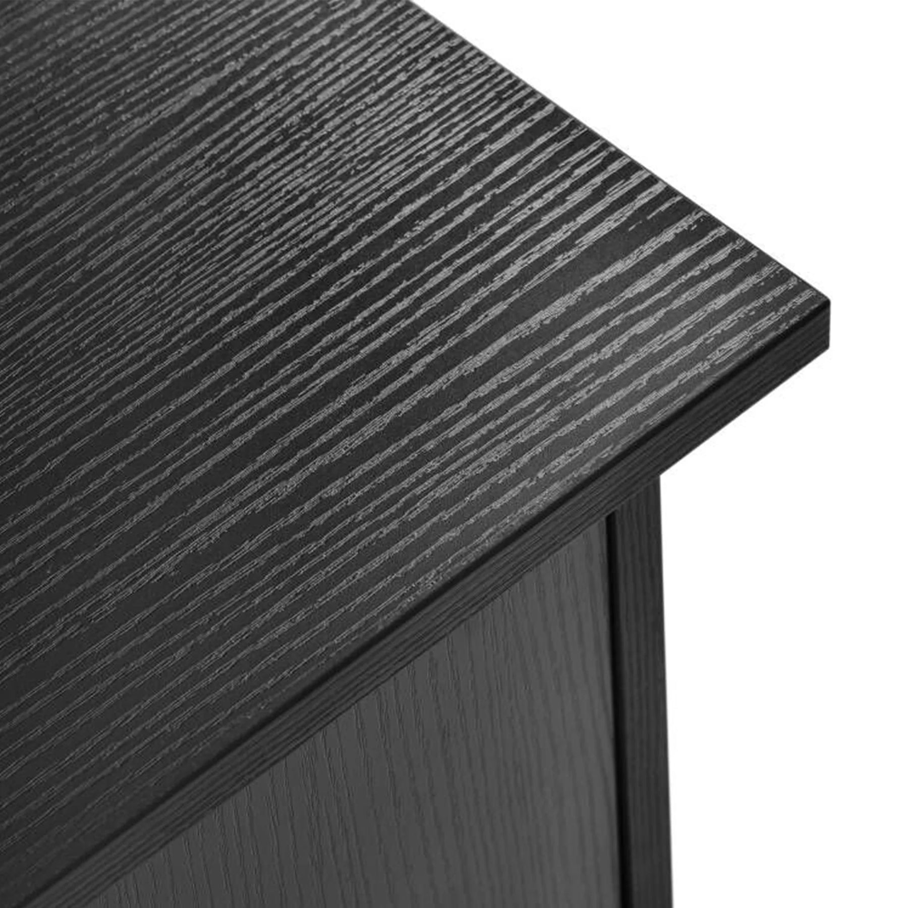 Sesslife White Computer Desk, Writing Desk with Lockable Wheels???modern Wood Study Desk with 4 Drawers - Product image 17