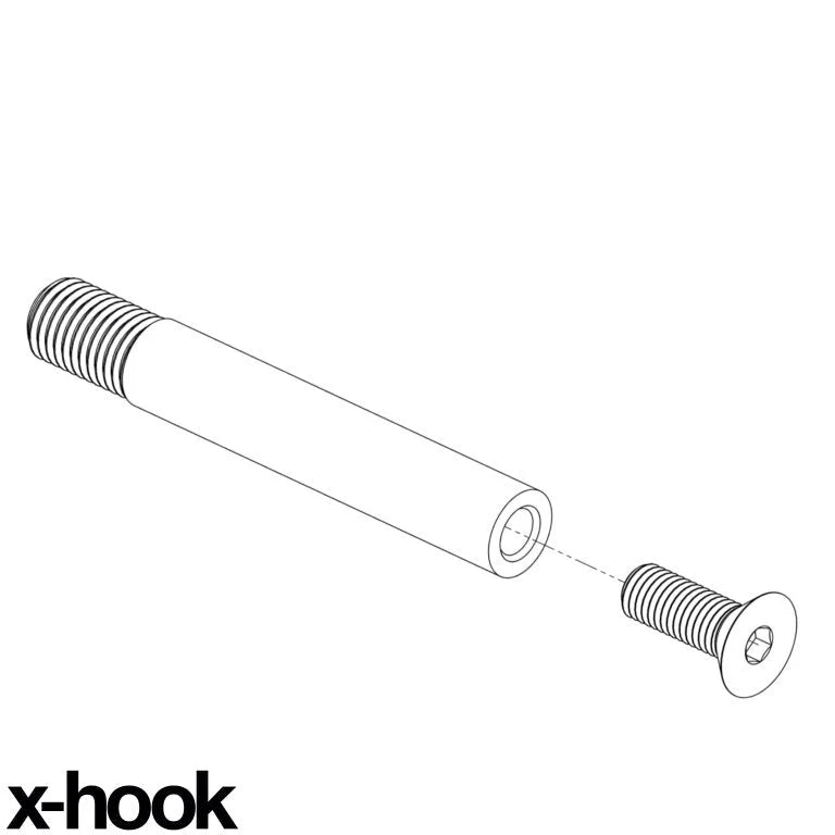 x-hook Mounting Shaft (Required) Porsche Cayman 987 | 06-13 (In stock)