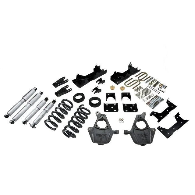 BELLTECH 669SP LOWERING KITS Front And Rear Complete Kit W/ Street Performance Shocks 1999-2000 Chevrolet Silverado/Sierra (Std Cab) 4 in