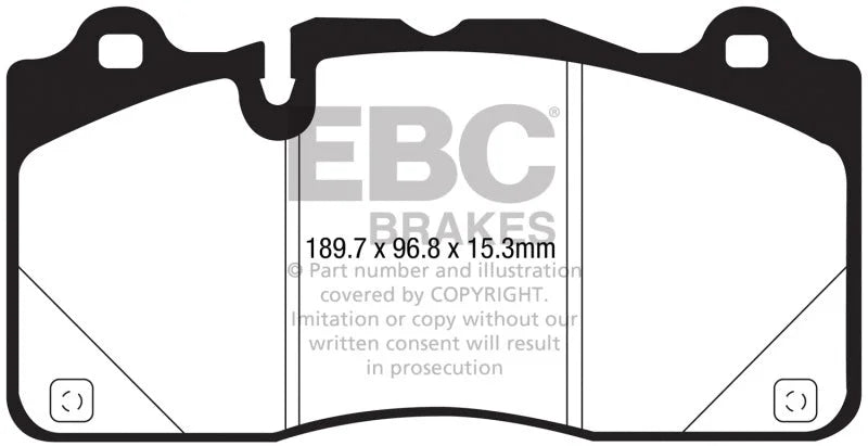 EBC - Front Yellowstuff Pad PN DP43050R