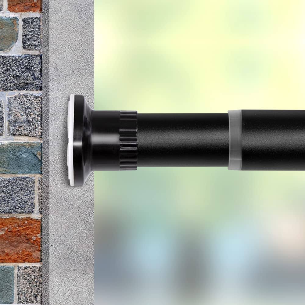 Vailge Room Divider Tension Rods, Premium Curtain Tension Rods, 83-122 inch, No Drilling - Product image 1