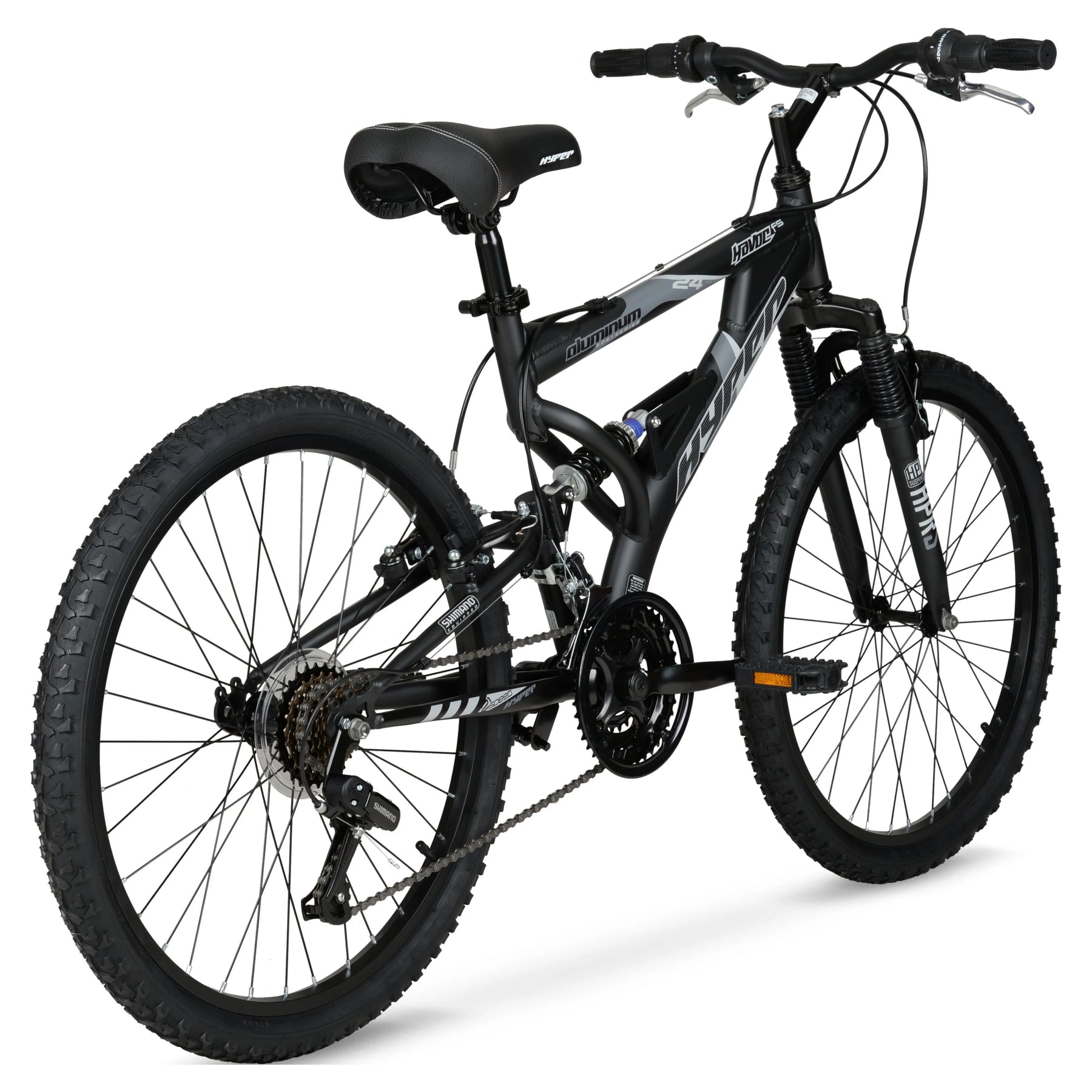 24" Hyper Bicycles Havoc Mountain Bike, Youth/Adult, Recommended Ages 10 - 14 Years Old, Black - Product image 13