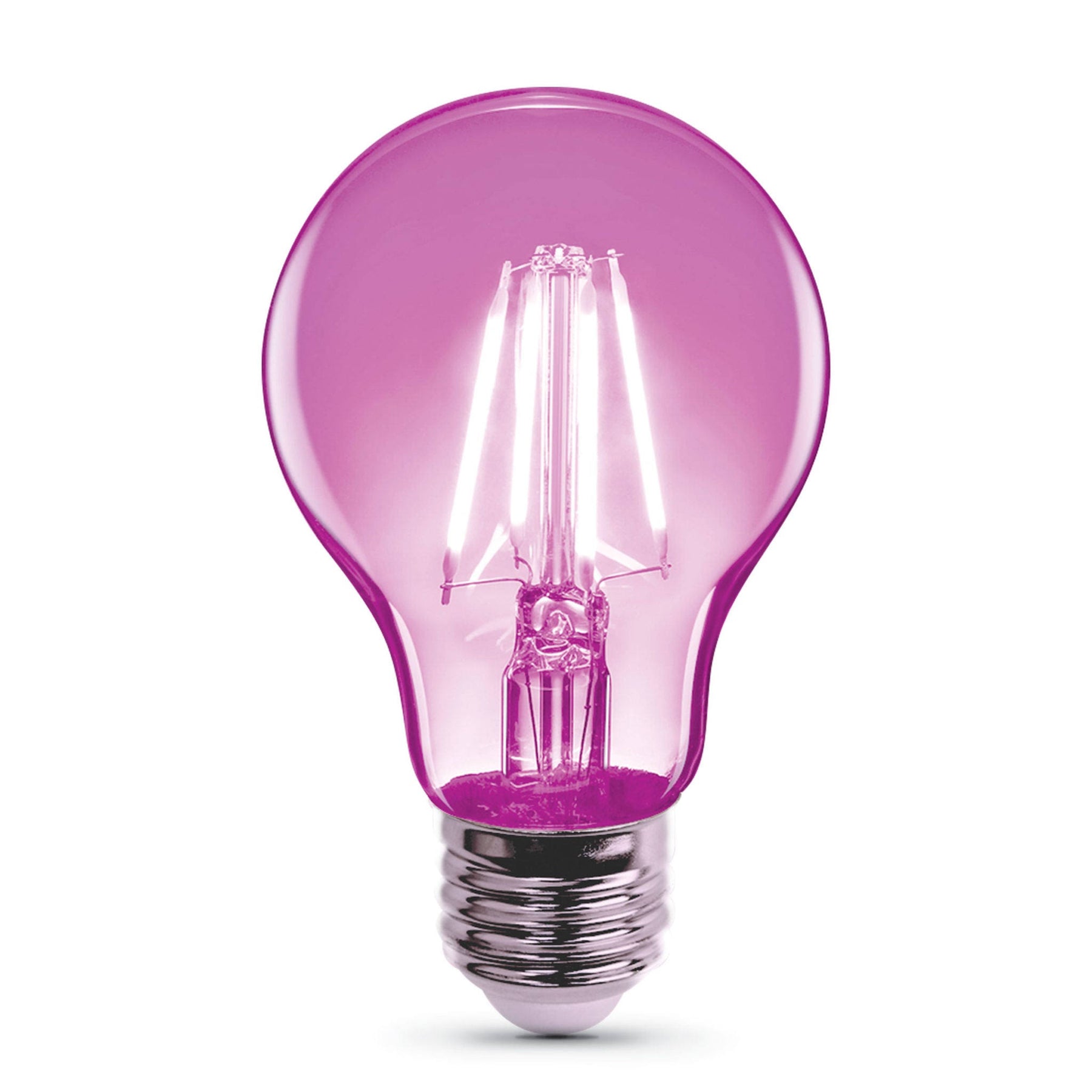 Feit Electric A19/TPK/LED 3.6W Pnk Fil E26 Bulb, Pink - Product image 1