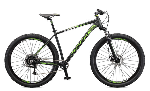 29 - In. Boundary Mens Mountain Bike, Black and Green