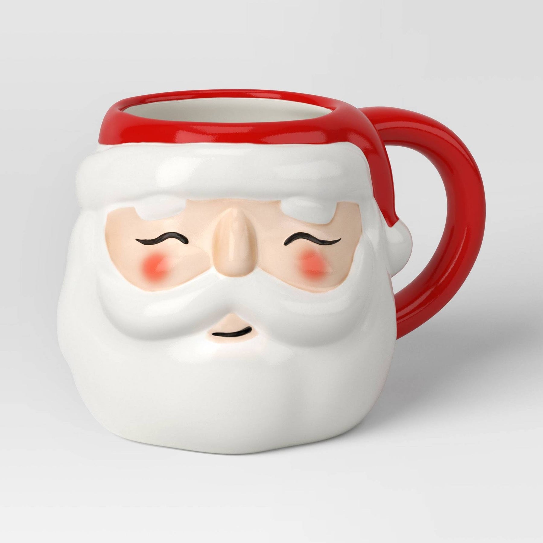 20oz Christmas Earthenware Figural Santa Mug - Wondershop - Product image 1