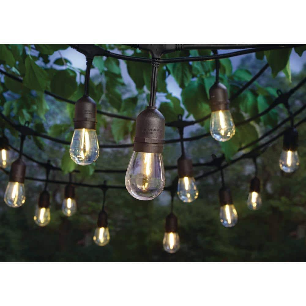 Hampton Bay 24-Light Indoor/Outdoor 48' String Light with LED Bulbs - Product image 1