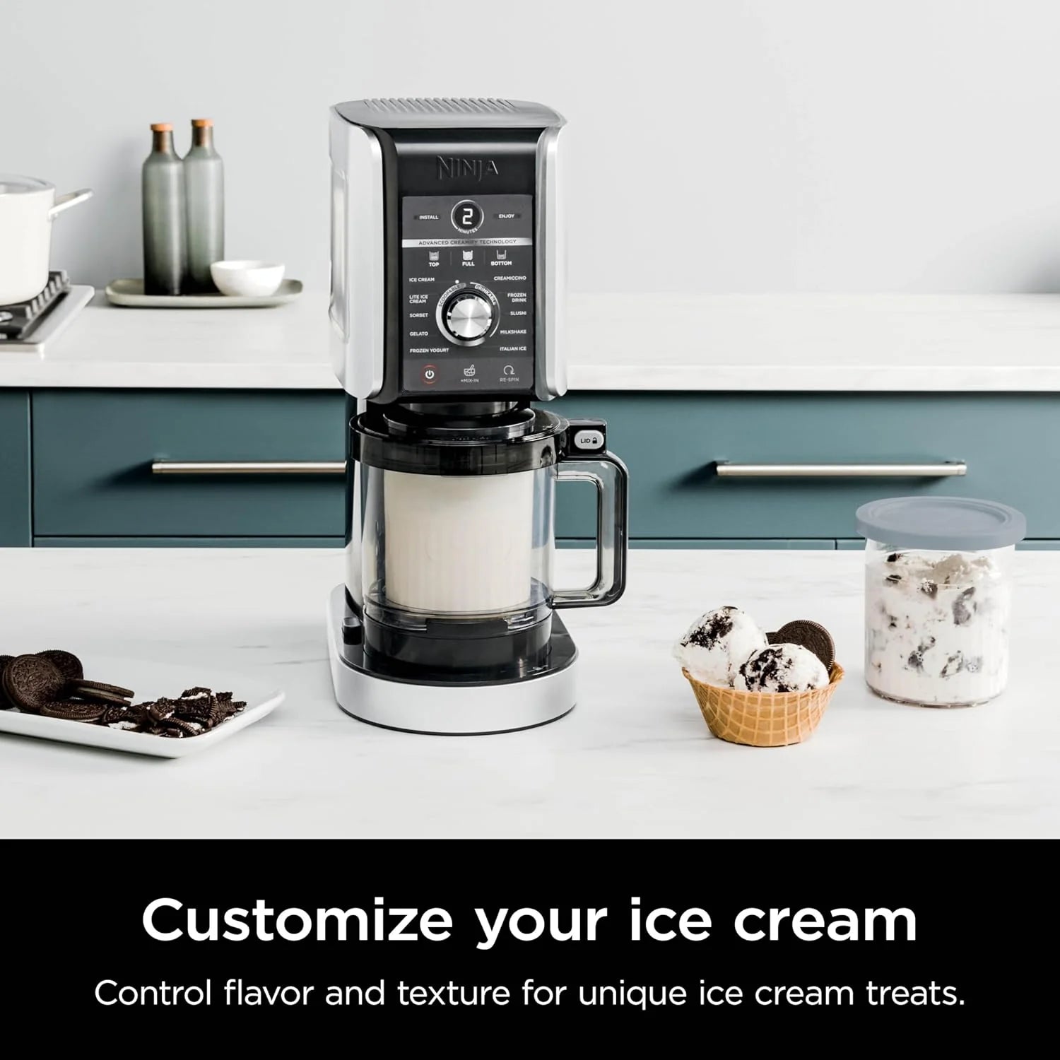 Ninja CREAMi Deluxe NC501EU Ice Cream and Frozen Drink Maker