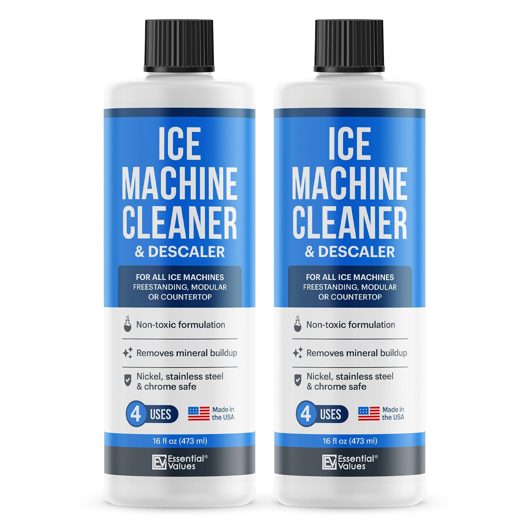2-Pack Ice Machine Cleaner and Descaler 16 fl oz, Nickel Safe Descaler - Product image 1