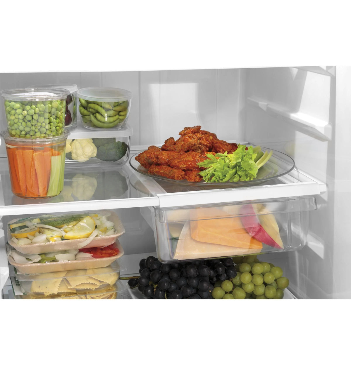 GE APPLIANCES GTS18HGNRWW Top Freezer Freestanding Refrigerator - Product image 4