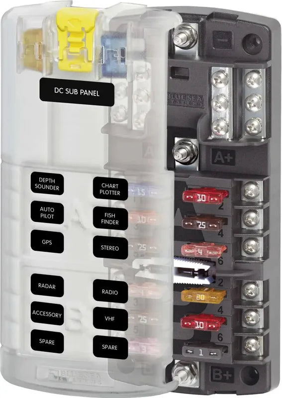 5032BSS Blue Sea Fuse Block Stblade Dual12