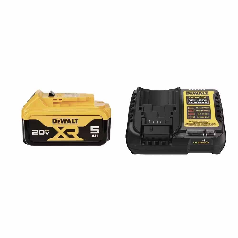 DeWalt 20-Volt Maximum XR 5.0 Ah Battery Pack and Charger (dcb205c) - Product image 1