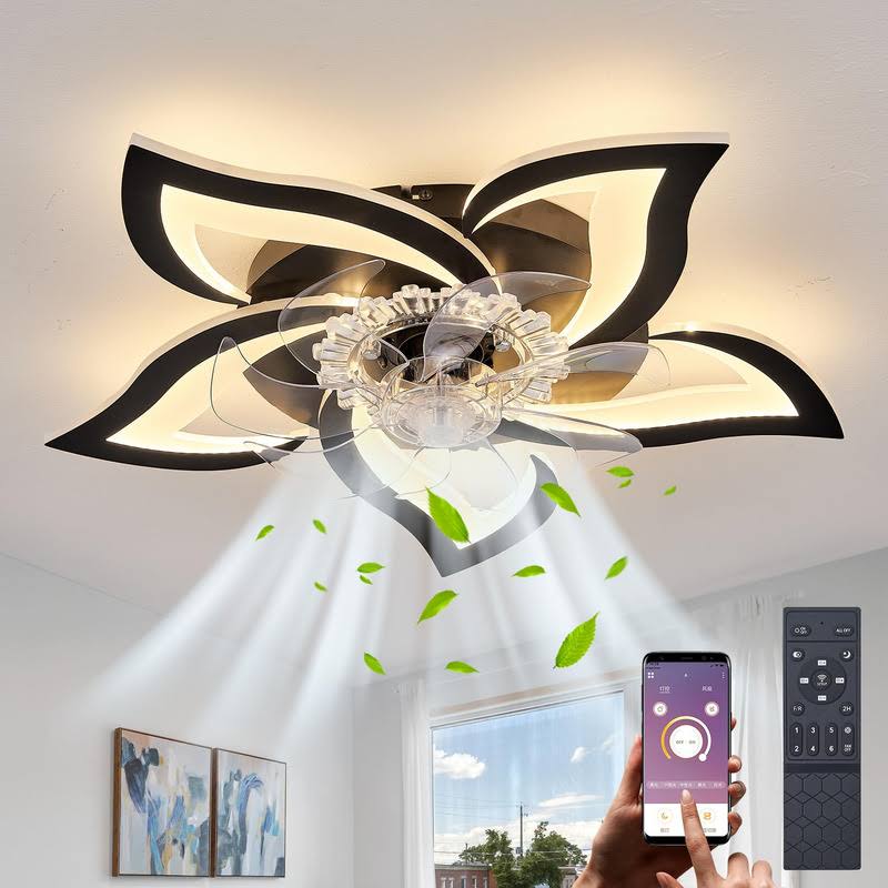 Ekjkldo Ceiling Fans with Lights Remote Control Ceiling Light Fixture - Product image 1