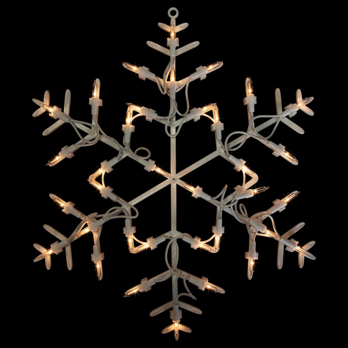 Northlight 13.5" Lighted Snowflake Christmas Window Silhouette Decoration - Product image 1