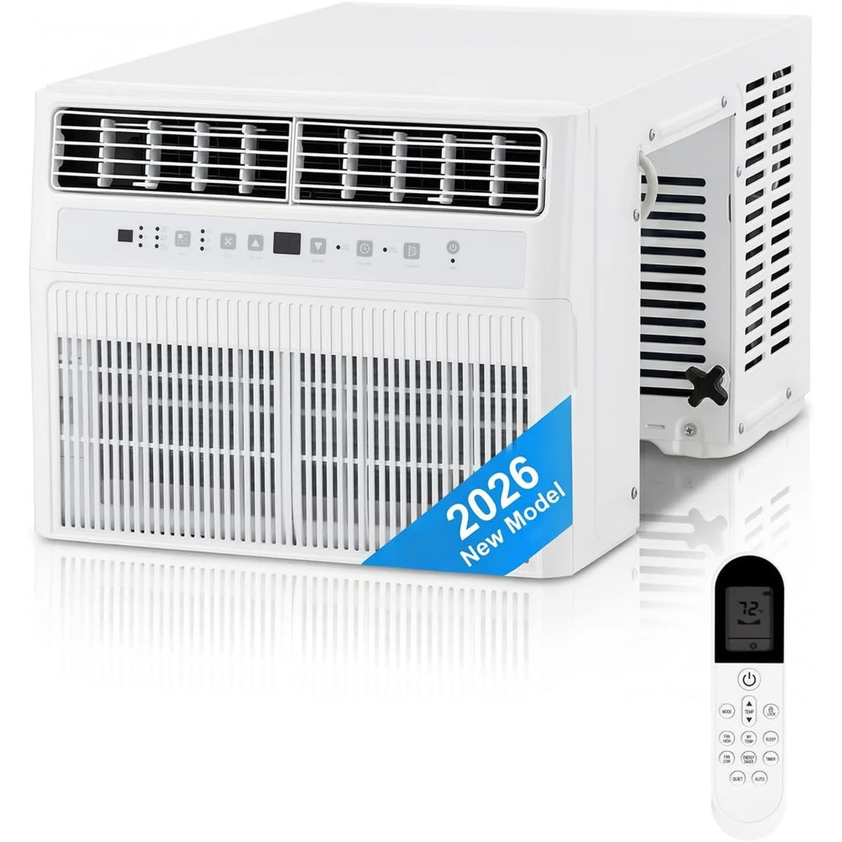 AECOJOY U-Shaped Window Air Conditioner 10, 000 BTU AC Unit with Full Window View, Cools 250 Sq. Ft - Product image 1