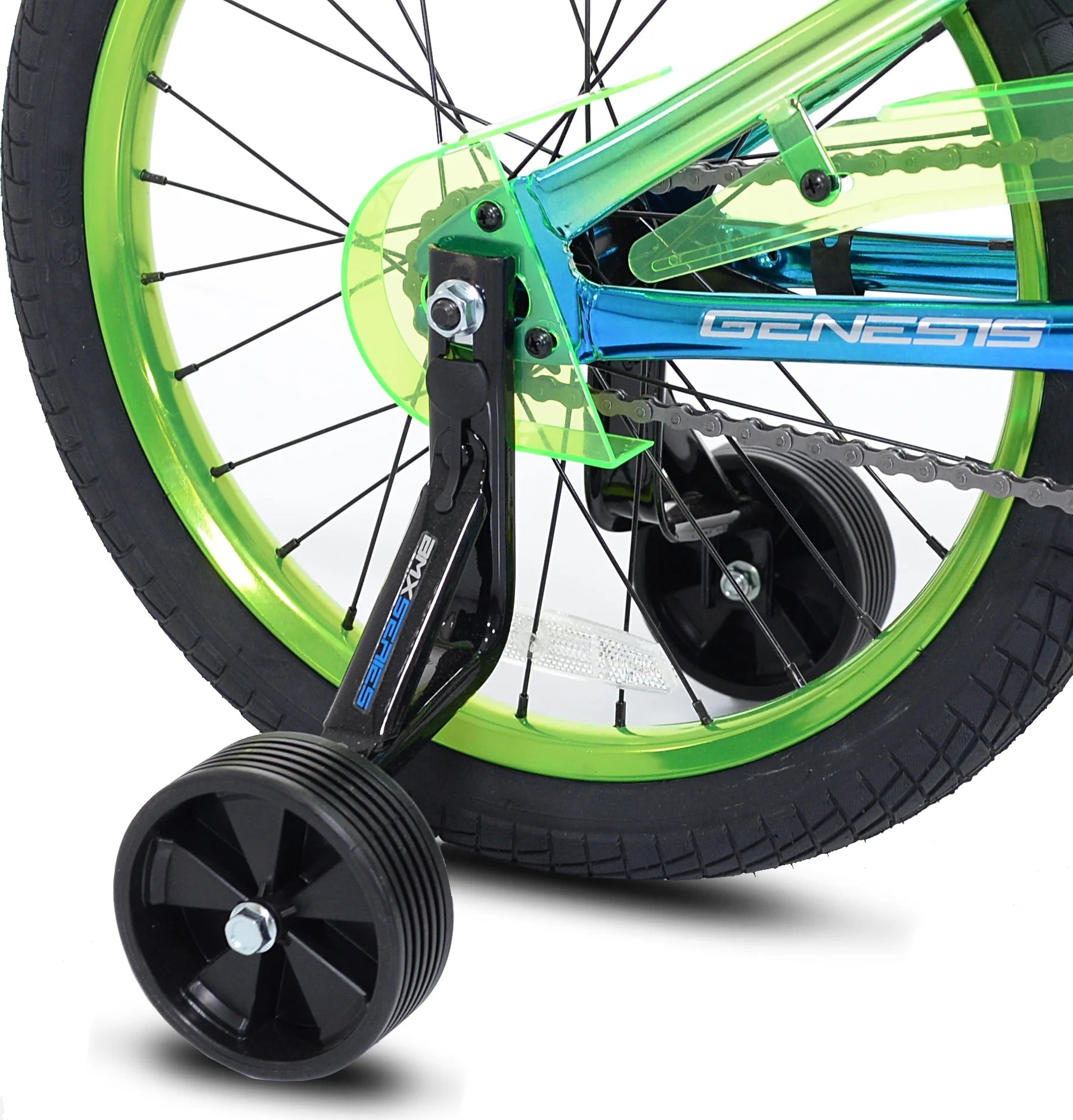 18" Glitch Boy'S BMX Bike, Blue/Green - Product image 4