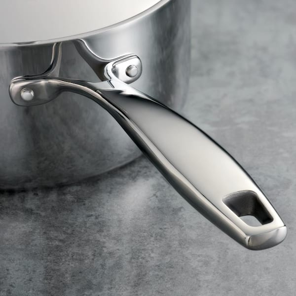 Gourmet Tri-Ply Clad 12-Piece Stainless Steel Cookware Set - Product image 4