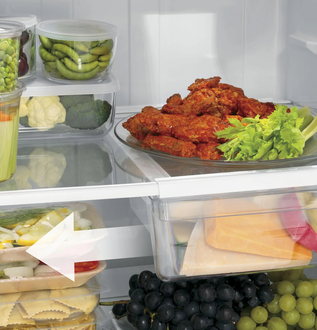 GE APPLIANCES GTS18HGNRWW Top Freezer Freestanding Refrigerator - Product image 5