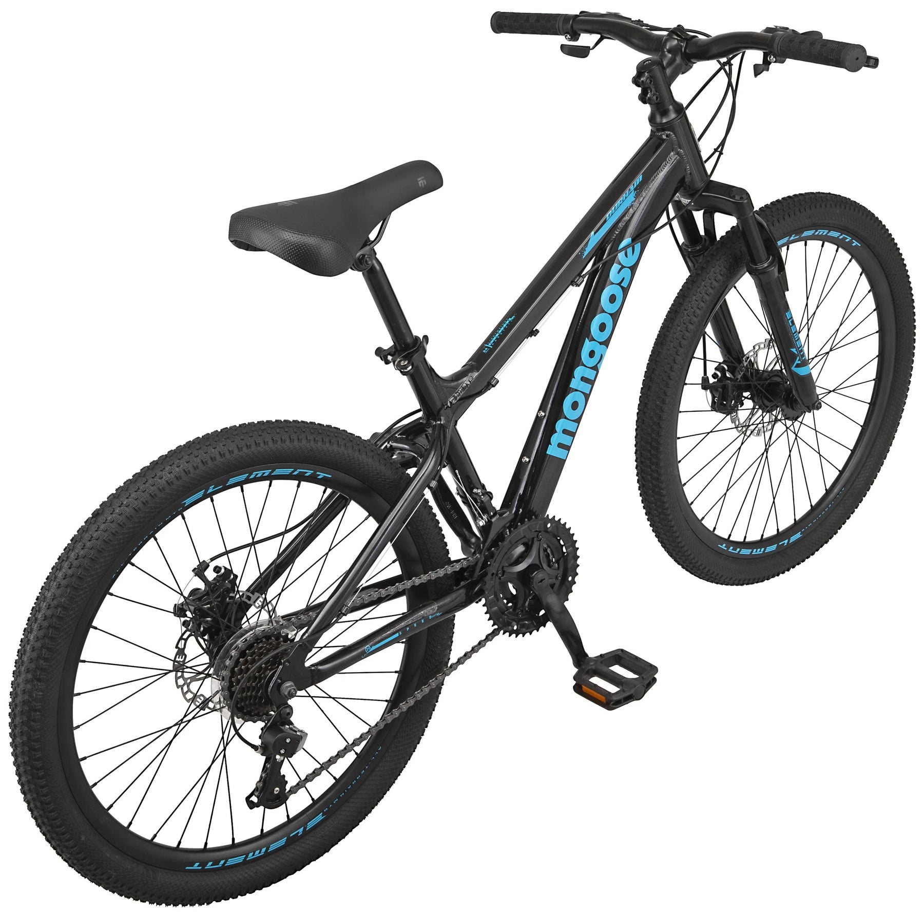 Mongoose 24" Durham Mountain Bike, 21 Speeds, Black - Product image 3