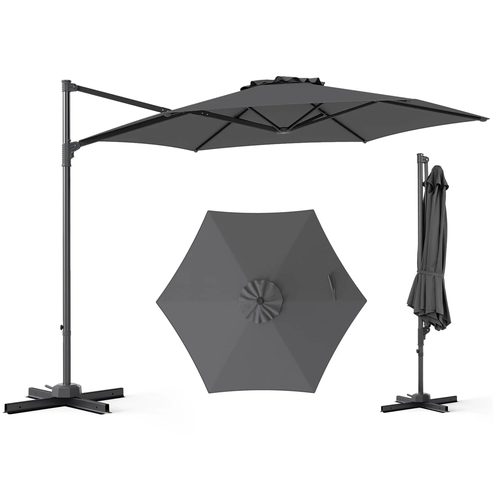 Tangkula 10FT Patio Umbrella Offset Cantilever Outdoor Umbrella - Product image 1