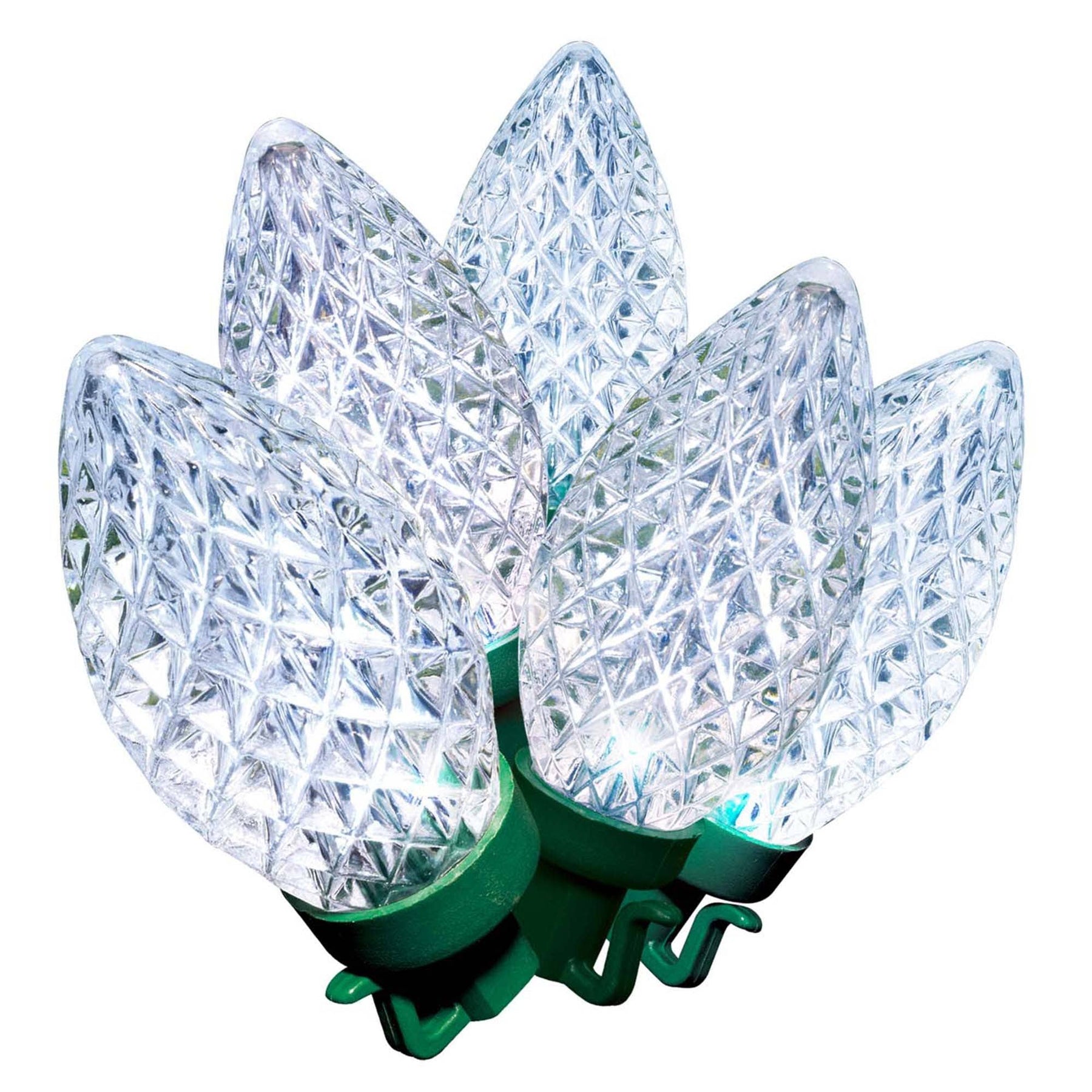 Holiday Time 100 Count Cool White LED Super Bright C9 Christmas Lights - Product image 1