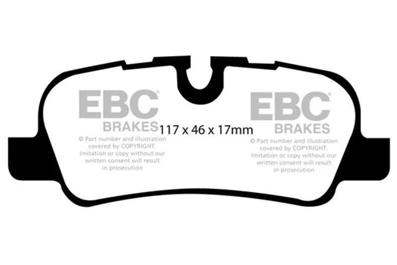 EBC - Rear Yellowstuff Pad PN DP41542R