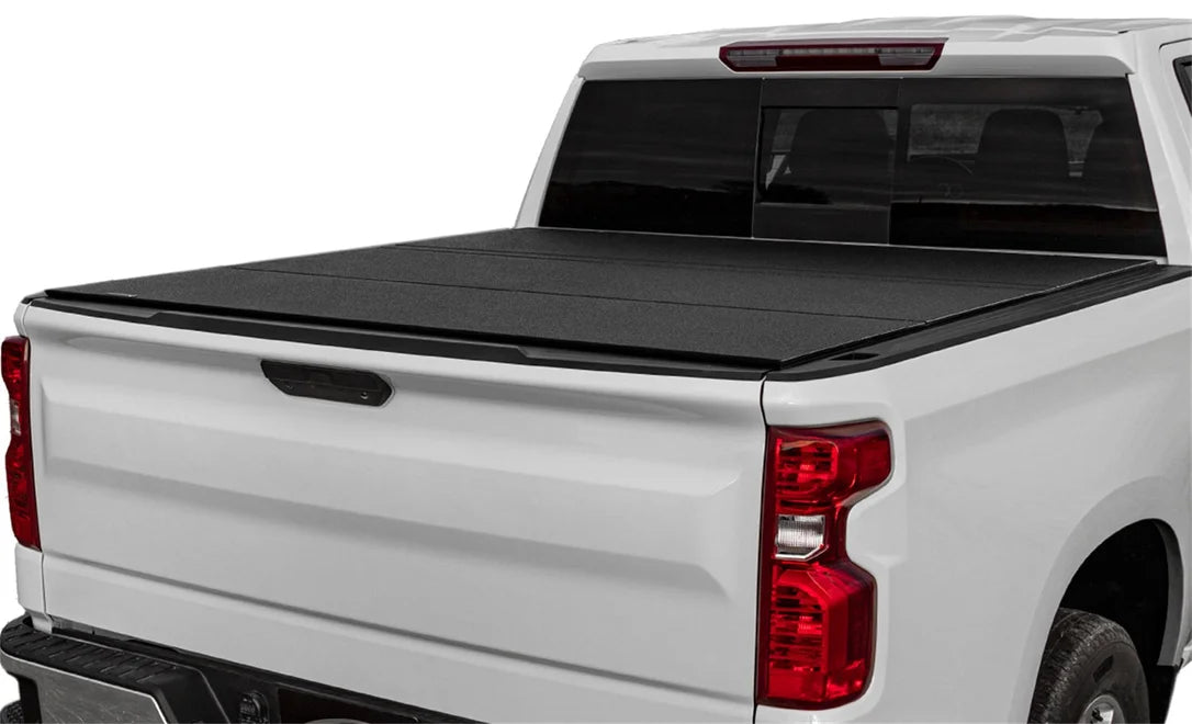 Access B3050099 - LOMAX Tri-Fold Cover Black Urethane Finish 22+ Toyota Tundra - 5ft 6in Bed