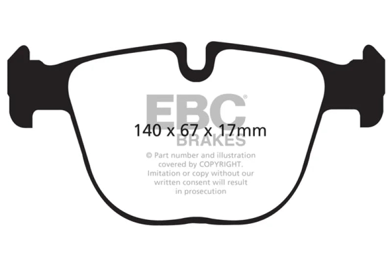 EBC - Rear Yellowstuff Pad PN DP42008R