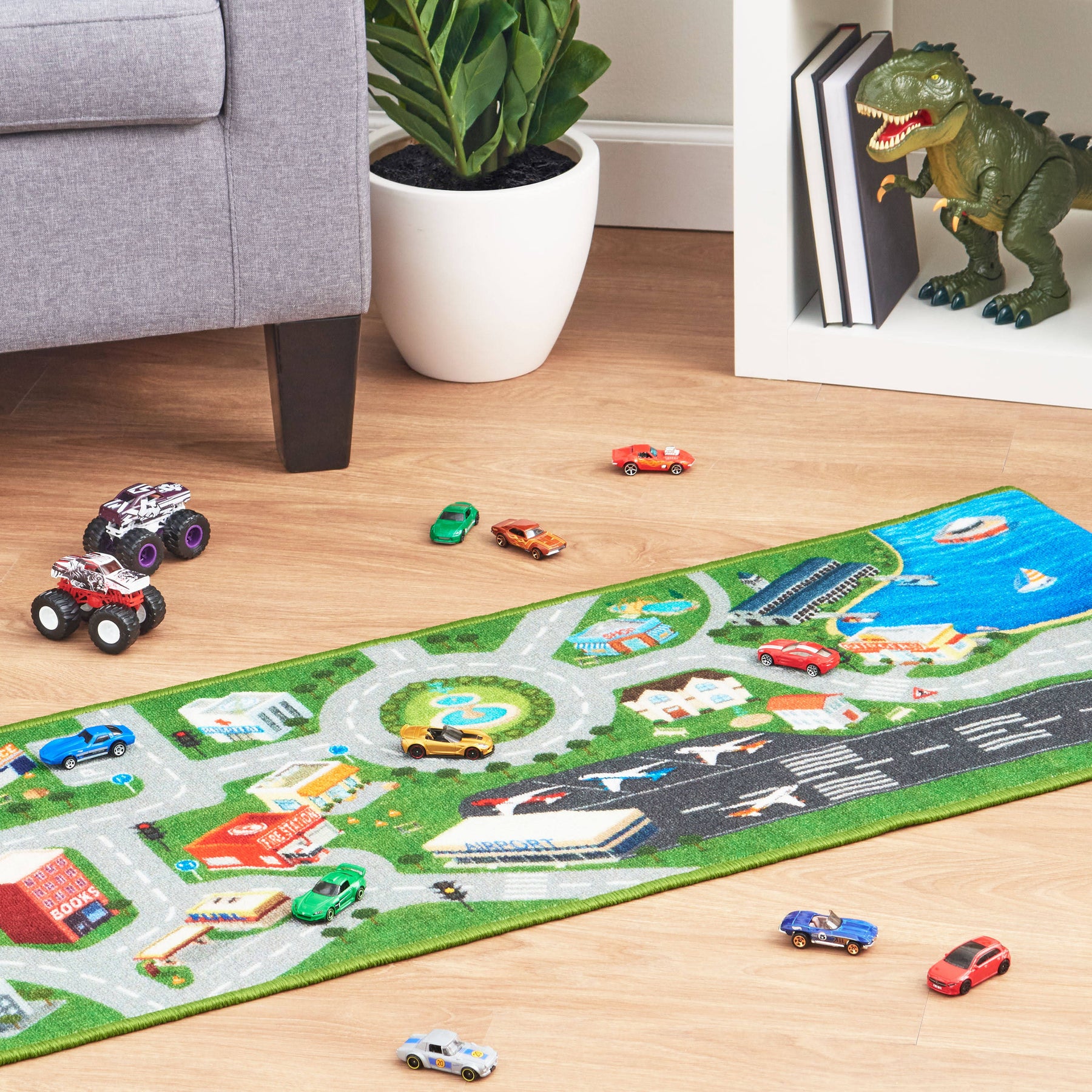 Adventure Force City Rug, 5.89 ft x 1.65 ft, Size: Large - Product image 1