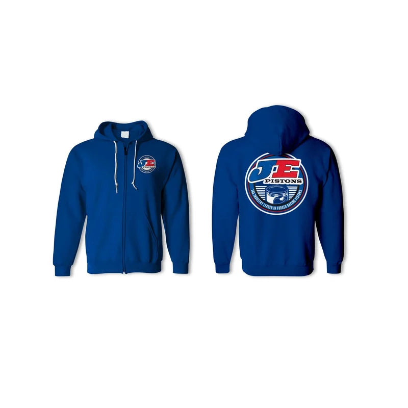 JE Pistons Hooded Sweatshirt Zip-up Large W1538L