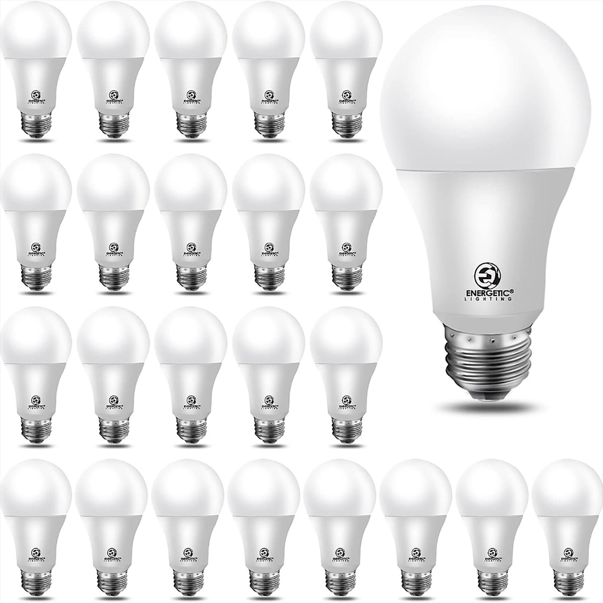 Energetic Lighting 60-Watt EQ A19 Warm White E26 LED Light Bulb (24-Pack) - YGA03C54-830-24P - Product image 1