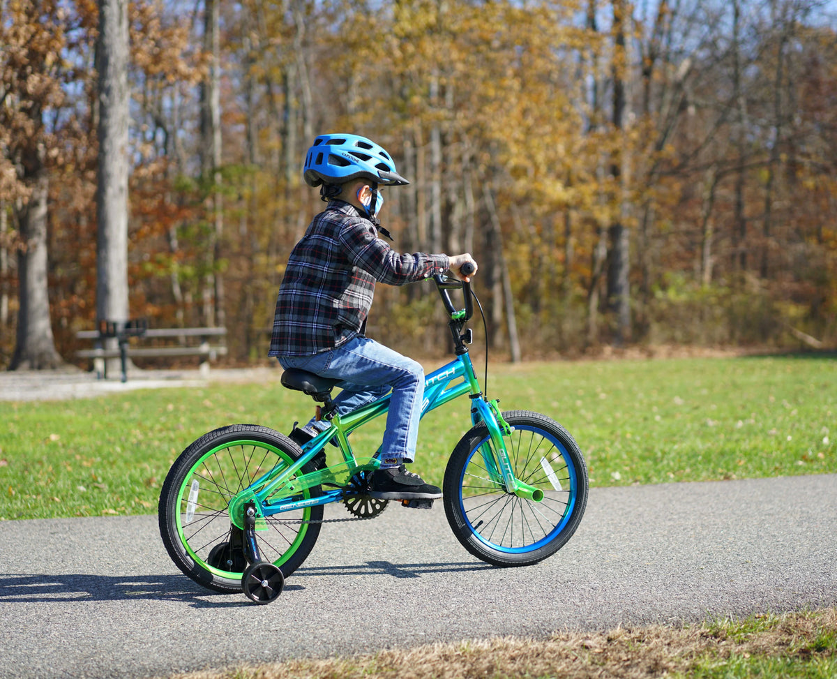 18" Glitch Boy'S BMX Bike, Blue/Green - Product image 9